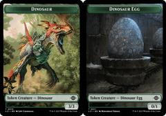 Dinosaur (0010) // Dinosaur Egg (0011) Double-Sided Token